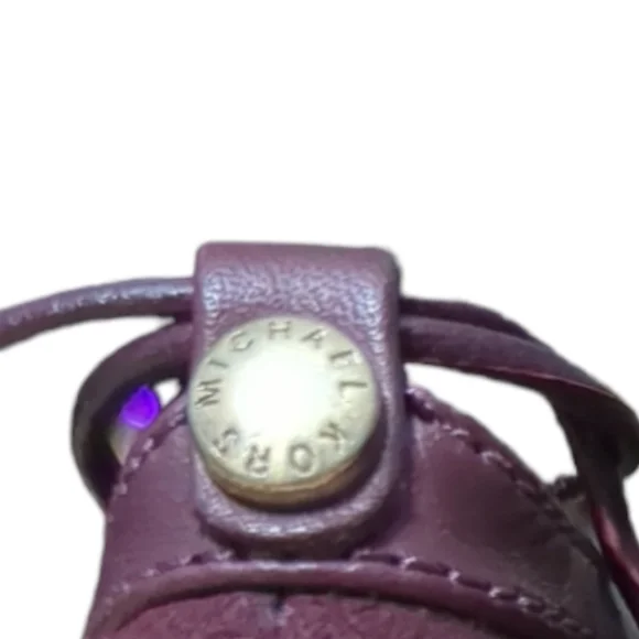 Michael Kors Lace Up Tabby Flats in Burgundy Suede Dark red size 8 - Picture 10 of 15